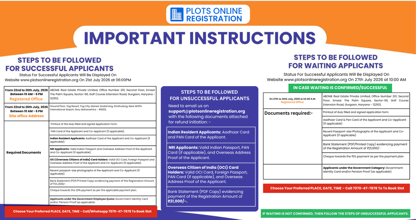 Instruction-sheet plotsonlineregistration